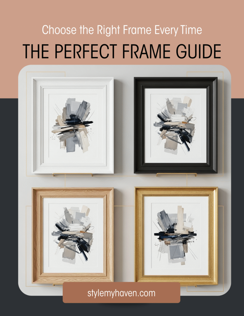 perfect frame for wall art