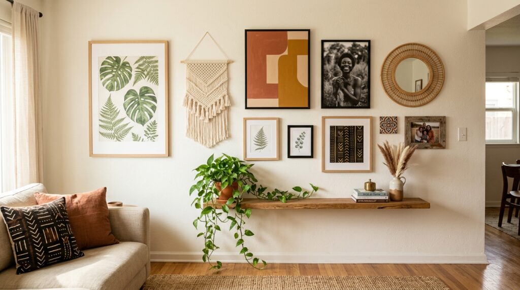 boho gallery wall ideas 2026