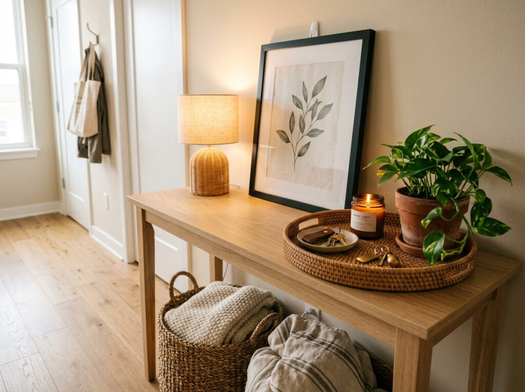 damage free renter decor tray styling damage free entryway organization