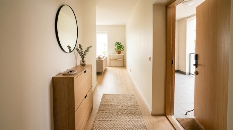 Narrow Entryway Ideas for Small Apartments: A Drop Zone That Does Not Block the Door